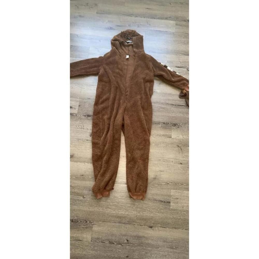 StarWars Chewbacca adult fleece‎ onesie / sleepwear (size 2X).